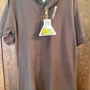 NWT! Men's Yield Dark Grey        Polo Shirt